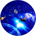 圆形星空