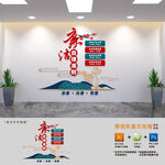 竖版廉洁自律准则党建文化墙