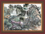 山水中堂画 