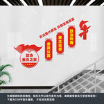 政协委员之家楼梯文化墙