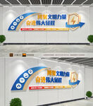 网络文明文化墙