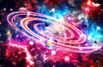 宇宙星空星球装饰画