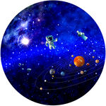 圆形星空