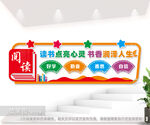 读书文化墙图片