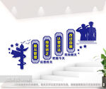 矫正室楼梯背景墙图片