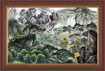 中国画山水 
