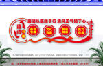 清廉医院标语文化墙