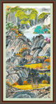 玄关山水画 