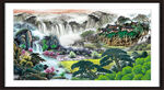 大厅山水画 