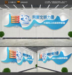 网络文明文化墙