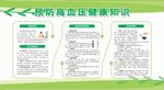 预防高血压宣传栏