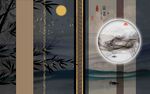 新中式背景墙  
