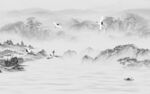 高清 高级灰山水画 TIf分层