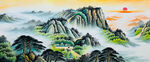 国画山水