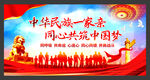 民族团结宣传栏展板