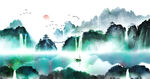 新中式山水画