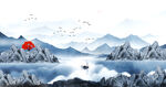 新中式山水画