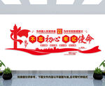不忘初心牢记使命文化墙