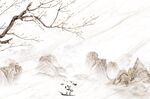 中式花鸟山水