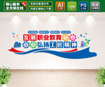 发展职业教育文化墙