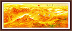 长城山水画