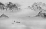 人气 新款灰色山水 TiF分层