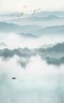 山水意境玄关