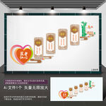 医院楼梯文化墙
