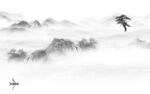 客厅 清晰灰色山水 TiF分层