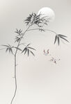 新中式水墨竹子装饰画