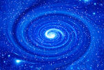 蓝色漩涡星空