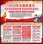 全国质量月宣传展板