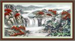 中国画山水 