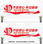 不忘初心牢记使命文化墙