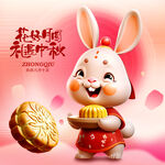中秋玉兔月饼