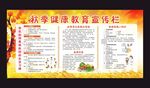 学校秋季健康教育宣传栏