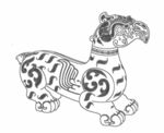 古典狮子纹理