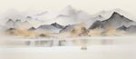 中国风鸿运当头山水装饰画