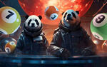 熊猫太空台球桌球壁画背景墙壁纸