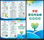 学校常见传染病预防三折页