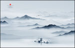 山水风景山水画