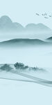 蓝色 最新大气玄关 Tif分层