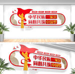 民族团结文化墙
