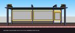 公交站台效果图