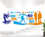 企业团队公司团队文化墙图片