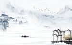 新中式背景墙