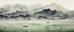 新中式意境山水画