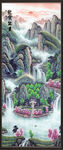 玄关山水画 玄关画 国画山水画