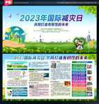 2023年国际减灾日海报