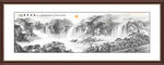 水墨山水装饰画客厅风水画